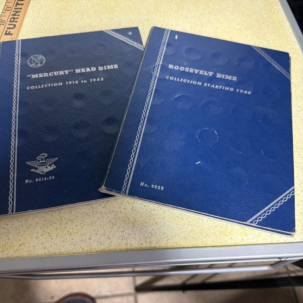 Whitman Mercury Dime and Rosevelt Dime Collection Whitman Folder